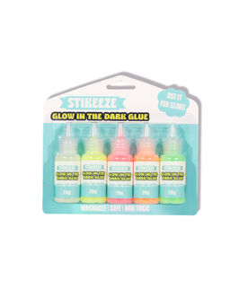 Bombay Kids Company - Glitter Glow In The Dark Glue (Pack of 5)