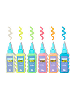 Bombay Kids Company - Glitter Glow In The Dark Glue (Pack of 6)