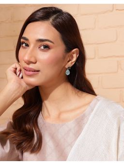 Fabindia - Silver Drop Earrings Multi-Color