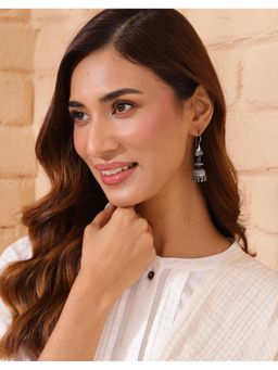 Fabindia - Silver Jhumka Earrings Silver