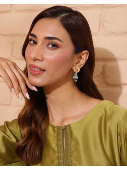 Fabindia - Silver Dangler Earrings Multi-Color