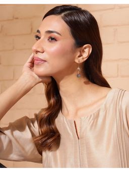 Fabindia - Silver Dangler Earrings Multi-Color