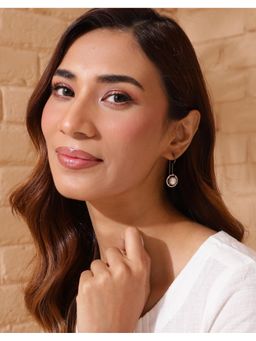 Fabindia - Silver Dangler Earrings White