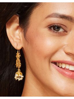 Fabindia - Silver Jhumka Earrings White