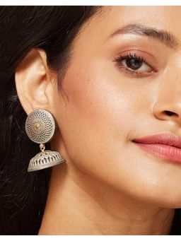 Fabindia - Metal Jhumka Earrings Silver