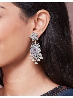 Fabindia - Metal Dangler Earrings Multi-Color