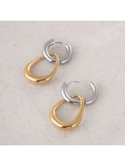 Palmonas - Interlocking Hoop Earrings for Womens - Waterproof and Anti-Tarnish