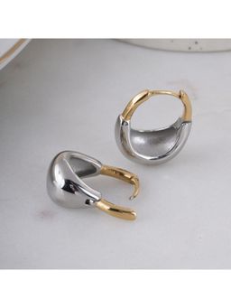 Palmonas - Silver and Gold Dainty Hoops for Womens - Waterproof and Anti-Tarnish