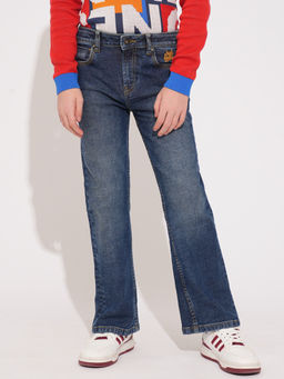 Jack & Jones Junior - Boys Solid Blue Jeans