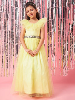 PSPeaches - Lemon Dew Embellish Gown - Yellow
