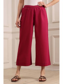 Biba - Women Pink Solid Palazzo