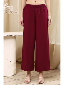 Biba - Women Purple Solid Palazzo