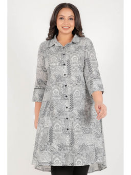 ARAMYA - Soft Cotton Printed Kurta