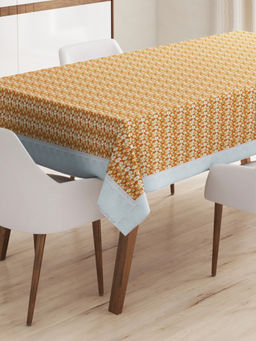 BIANCA - Brown Vinyl Pvc Easy To Clean Dining Table Cover