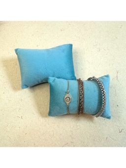 La Trove - Luxury Maroon Velvet Watch Organizer Pillows - Pack of 2