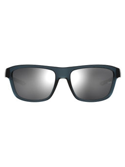 Under Armour - Grey Oleophobic Carbon Fiber UV Protection Full Rim Wayfarers Sunglasses (58)
