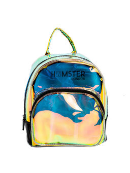 Hamster London - Multi-Color Small Shiny Backpack (S)