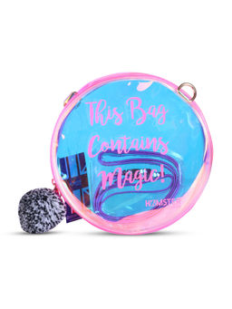 Hamster London - Pink Pom Pom Sling Bag for Makeup Accessories (S)