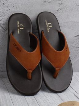 Carlton London - Solid Tan Sandals
