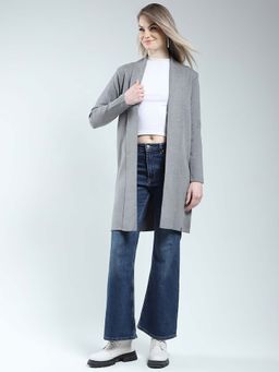 Monte Carlo - Grey Women's Front Open Shrug