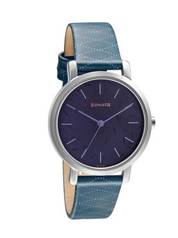 Sonata - Cassata 8164SL09 Blue Dial Analog Watch For Women