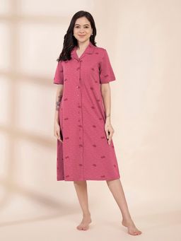 Secret Wish - Pink Heart Hosiery Padded Nighty