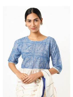 Banana Labs - Women's Indigo Frill Crop Top