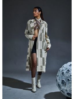 Banana Labs - Crater Grey Block Trench Coat