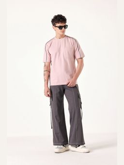 Muvazo - Mauve Line Men's Mauve T-shirt