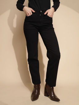 Global Republic - Women Black Mid Rise Jeans