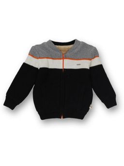 Yellow Apple - Boys Colourblocked Woollen Jacket