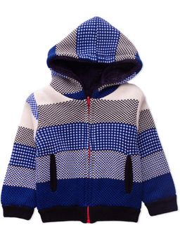 Yellow Apple - Cozy and Warm Kids Woolen Jacket for Boys Blue