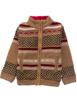 Yellow Apple - Kids Woolen Warm Jacket Full Sleeve for Unisex