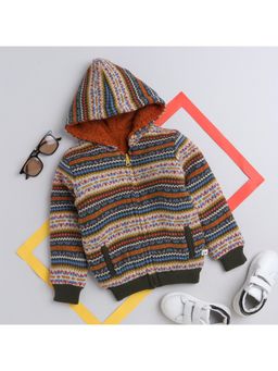 Yellow Apple - Kids Woolen Warm Jacket Full Sleeve for Boys