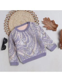 Yellow Apple - Girls Woollen Pullover Sweatshirt