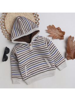 Yellow Apple - Cozy and Warm Kids Woolen Jacket for Boys Oatmeal