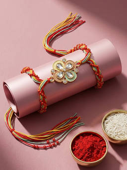 Gahan - Traditional Artificial Stones Thread Rakhi