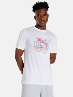 Puma - Classics Gen Graphic Mens White T-shirt