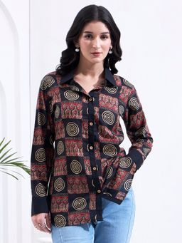 Yufta - Black Cotton Shirt