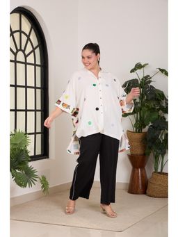 Haus of Handmade - Favourite Sequined Shirt - White