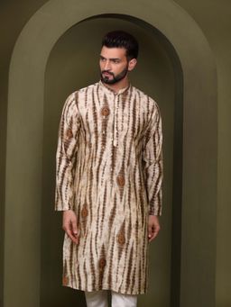 KISAH - Mens Multi Color Printed Kurta