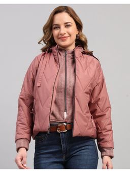 Monte Carlo - Women Brown Polyester Blend Hooded Jackets