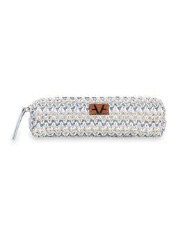 Avake - Lightweight Raffia Vegan Leather Small Toiletry Pouch