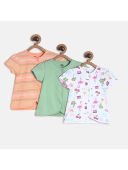 MINI KLUB - Baby Girls Multi Front Open Vest (Set of 3)