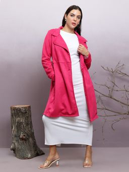 AAREIN - Notched Collar Longline Over Coat