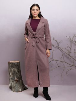 AAREIN - Notched Collar Longline Overcoat