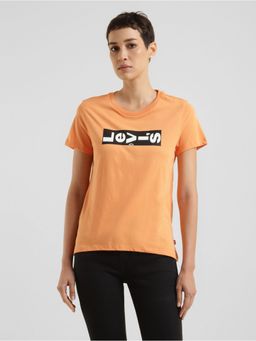 Levi's - Womens Brand Logo Crew Neck T-Shirt