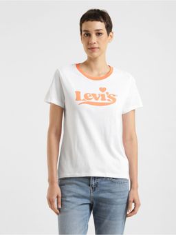 Levi's - Womens Brand Logo Crew Neck T-Shirt