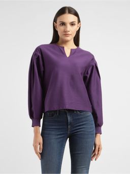 Levi's - Womens Solid V-neck Top