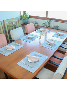 Zeba World - Table Mats and Napkins - Multi-Color Set of 6